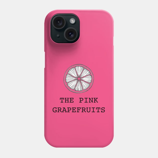 Pink Grapefruits Breakfast Crew Front and back Phone Case by The Curious Cabinet