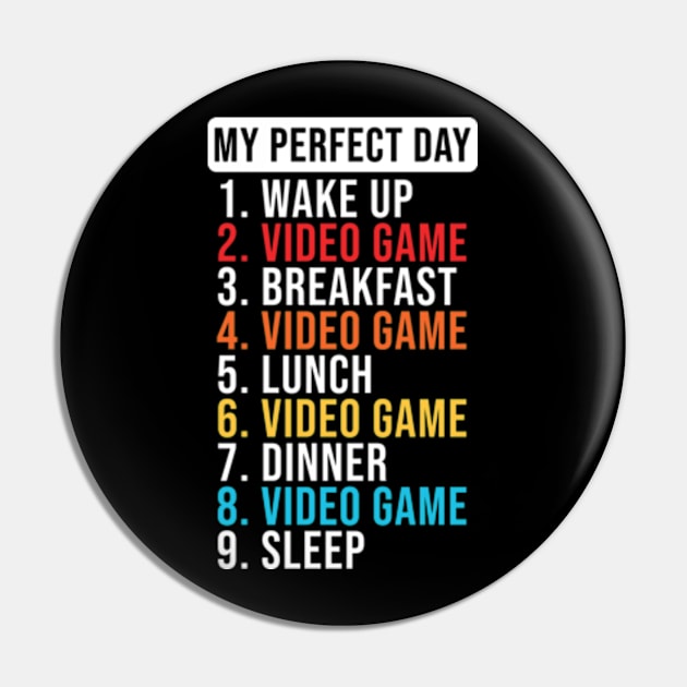 Eat Sleep Video Game Repeat Pin by JaiStore