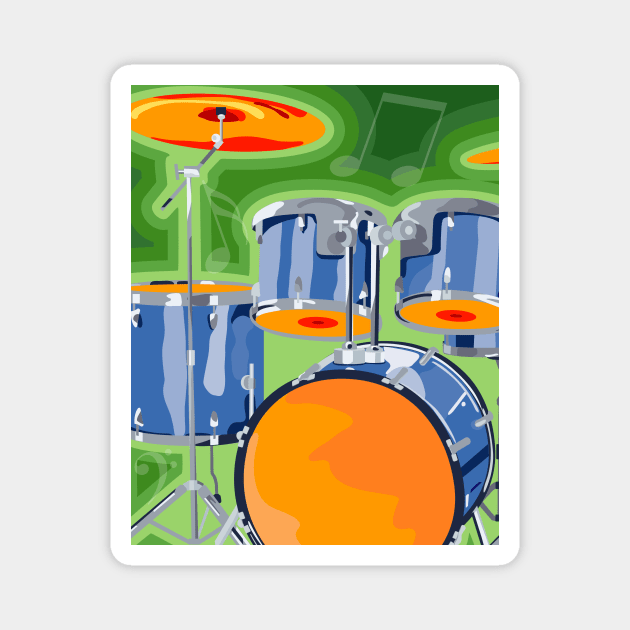 Drums Magnet by MonkeyMade