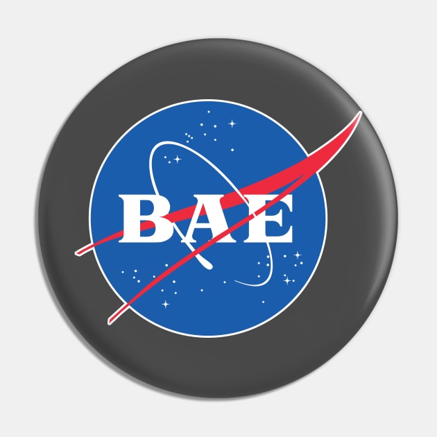 BAE - Nasa Parody Logo Design Pin by DankFutura