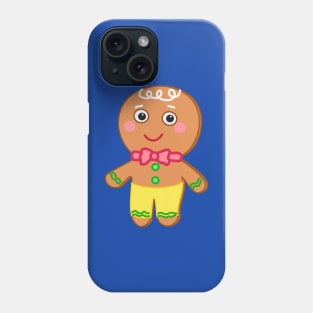 Gio Gingerbread Man - Christmas cartoon Character Phone Case