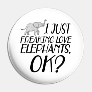 Elephant - I just freaking love Elephants, OK? Pin