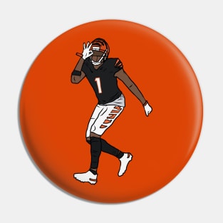 Ja'Marr Chase Celebration 3 Pin