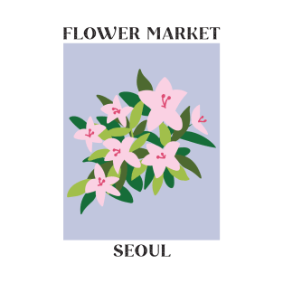 Flower Market Seoul Pink Lily T-Shirt