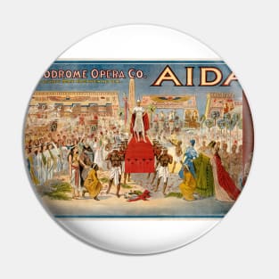 Aida Opera Poster Pin