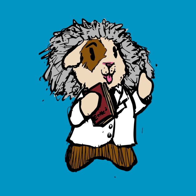 Einstein Guinea Pig by GuineaPigArt