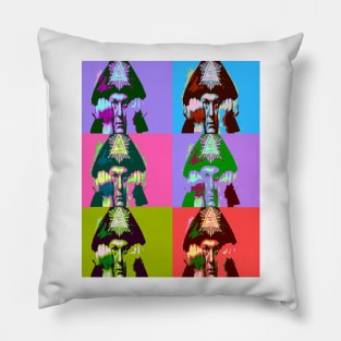 Aleister Crowley Pop Art Pillow