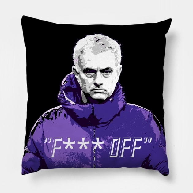 Jose Mourinho Quote Pillow by Worldengine
