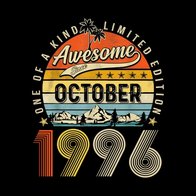 Awesome Since October 1996 Vintage 27th Birthday by Marcelo Nimtz