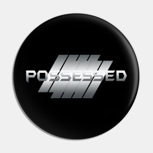 Metallic Illustration Possessed Pin