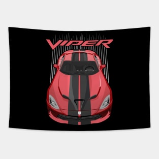 Viper SRT-red and black Tapestry