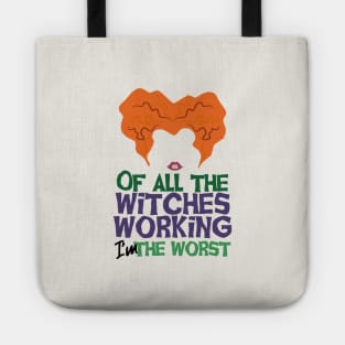 Winifred Witches Working Halloween Tote