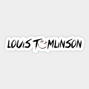 louis tomlinson brown smiley walls Sticker for Sale by noellalee