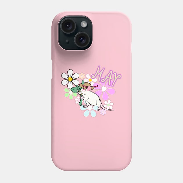 May Rat Phone Case by Rad Rat Studios