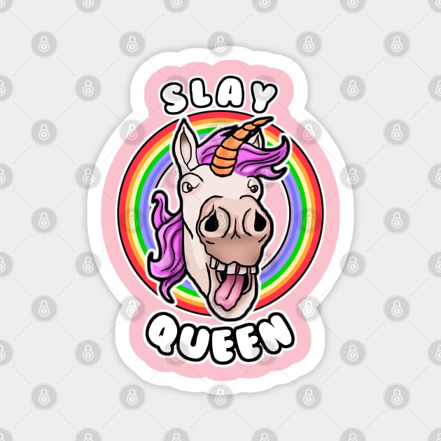 Slay Queen Magnet by Duckfieldsketchbook01