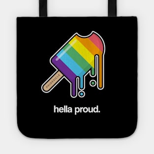 Pridesicle the Hella Proud LGBTQ Popsicle Tote