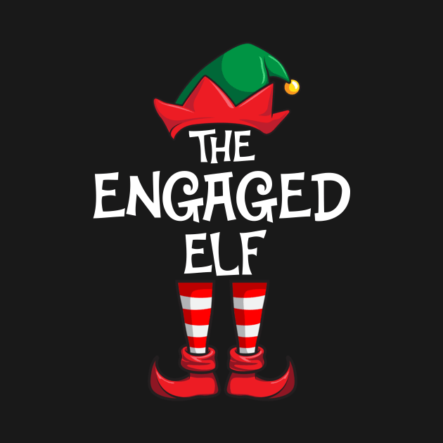 Engaged Elf Matching Family Christmas Engagement by hazlleylyavlda