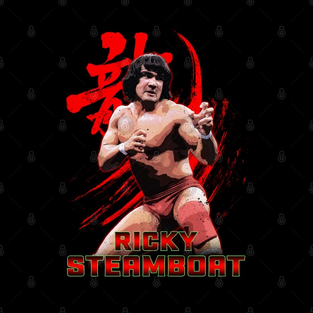 Ricky The Dragon Steamboat Clawmark Tee by RetroVania