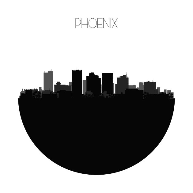 Phoenix Skyline by inspirowl