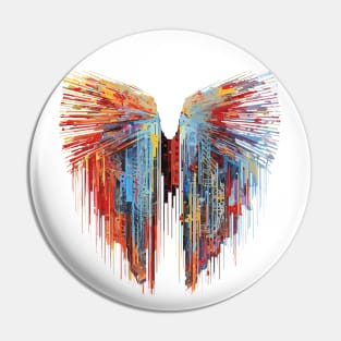 Angel Wings Circle Of Life Fantasy Dream Abstract Pin