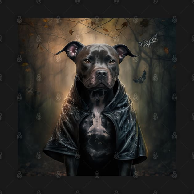 Mysterious Staffy by Enchanted Reverie