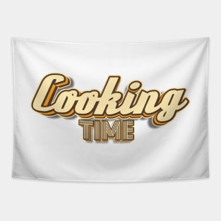 Cooking Time typography Tapestry