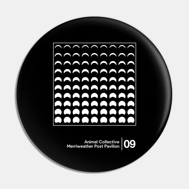 Animal Collective / Minimal Graphic Design Tribute Pin by saudade