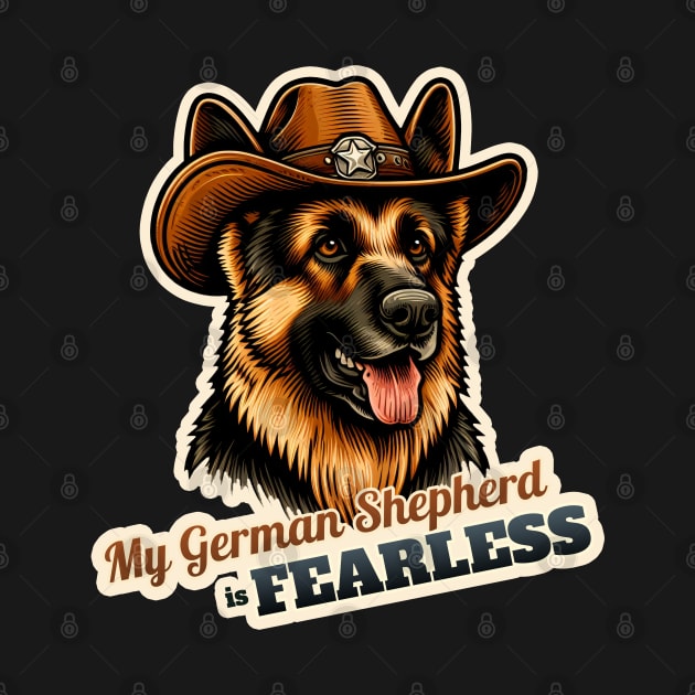 German Shepherd Cowboy by k9-tee