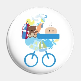 Baby Boy Carriage Pin