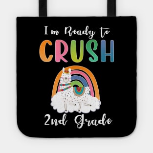 I'm ready to Crush 2nd Grade Funny Llama Back to School Tote