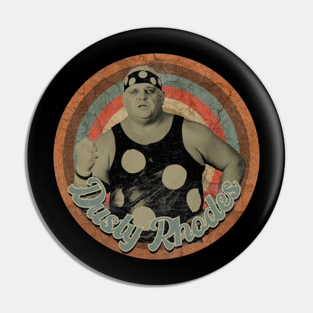 Dusty Rhodes // American Profesional Wrestler Pin by penCITRAan