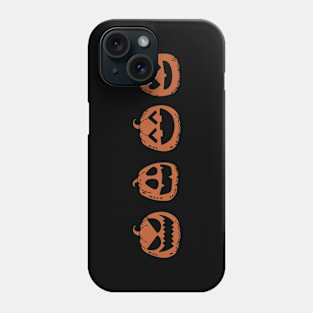 Cute Pumpkin Faces Phone Case