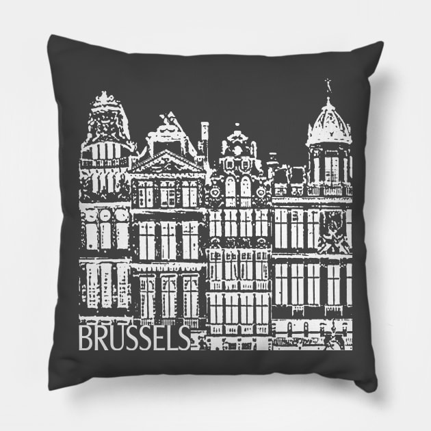 Brussels Pillow by TravelTs