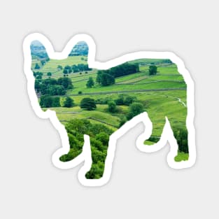 A Yorkshire French Bulldog Magnet