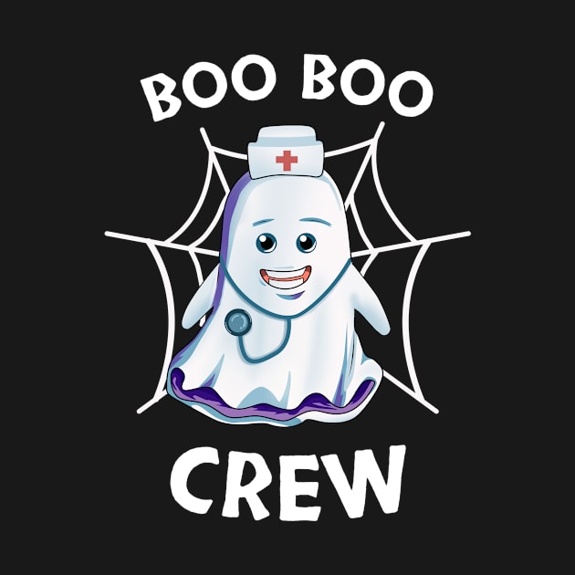 Boo Boo Crew Nurse Ghost Halloween by TheTeeBee