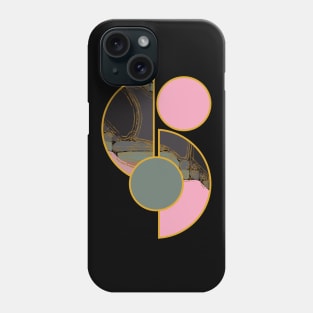 Bright vibrant modern earth tones colors unique original contemporary art 396 Abstract Phone Case