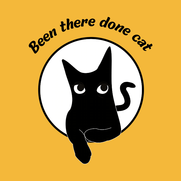 Been there done cat funny t-shirt for cat lovers by Solum Shirts