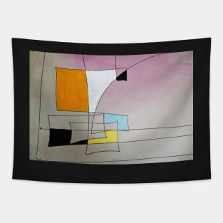 Expressive automatism abstract Tapestry