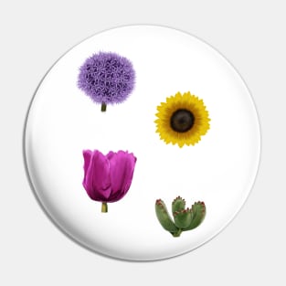 Beautiful Flowers Selection Pack Pin