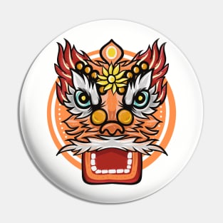 Funky Chinese Dragon Pin