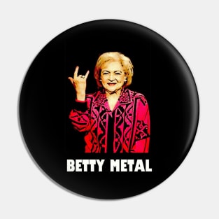 BETTY METAL Pin