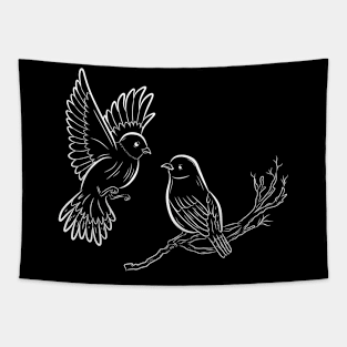 two birds Tapestry