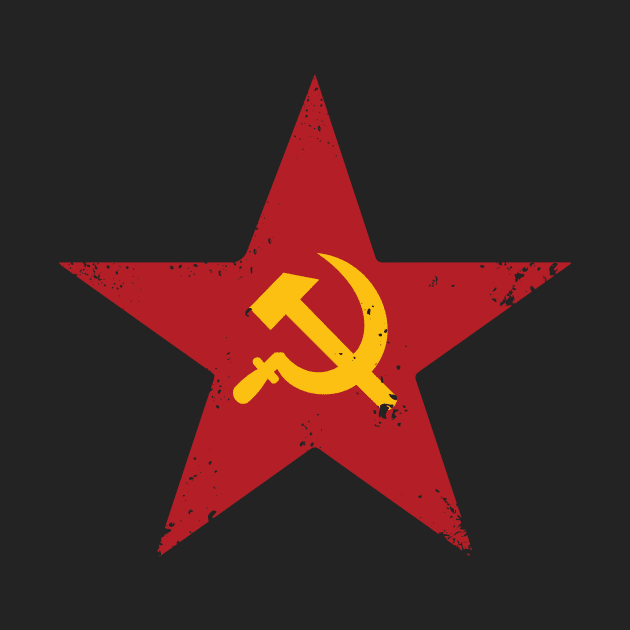 Retro Soviet Star // USSR Nostalgia by SLAG_Creative