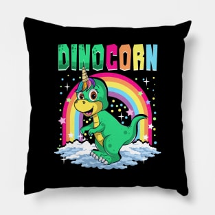 Cute Dinocorn Dinosaur & Unicorn Unisaur Pillow