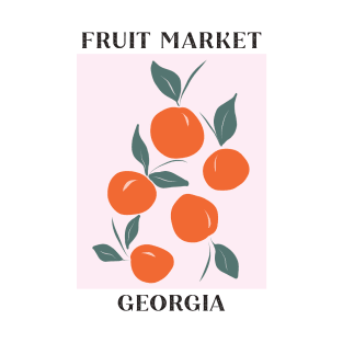 Fruit Market Georgia Peach T-Shirt