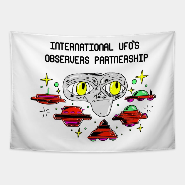 international ufo´s oberservers partnership Tapestry by peiper