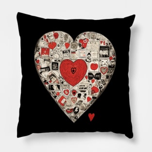 Drifting Heart Pillow