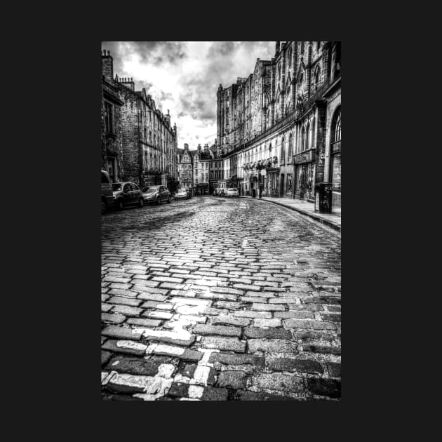 Grassmarket Edinburgh, Scotland Black And White by tommysphotos