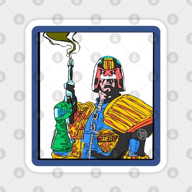 Dredd Magnet by Materiaboitv