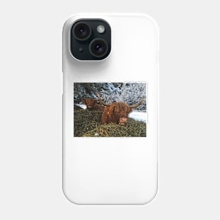 Scottish Highland Cattle Cows 2216 Phone Case